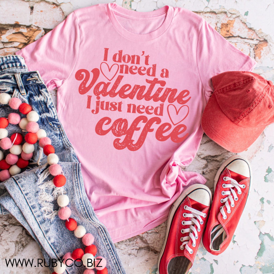 I Need Coffee  - Valentines Short Sleeve Tee