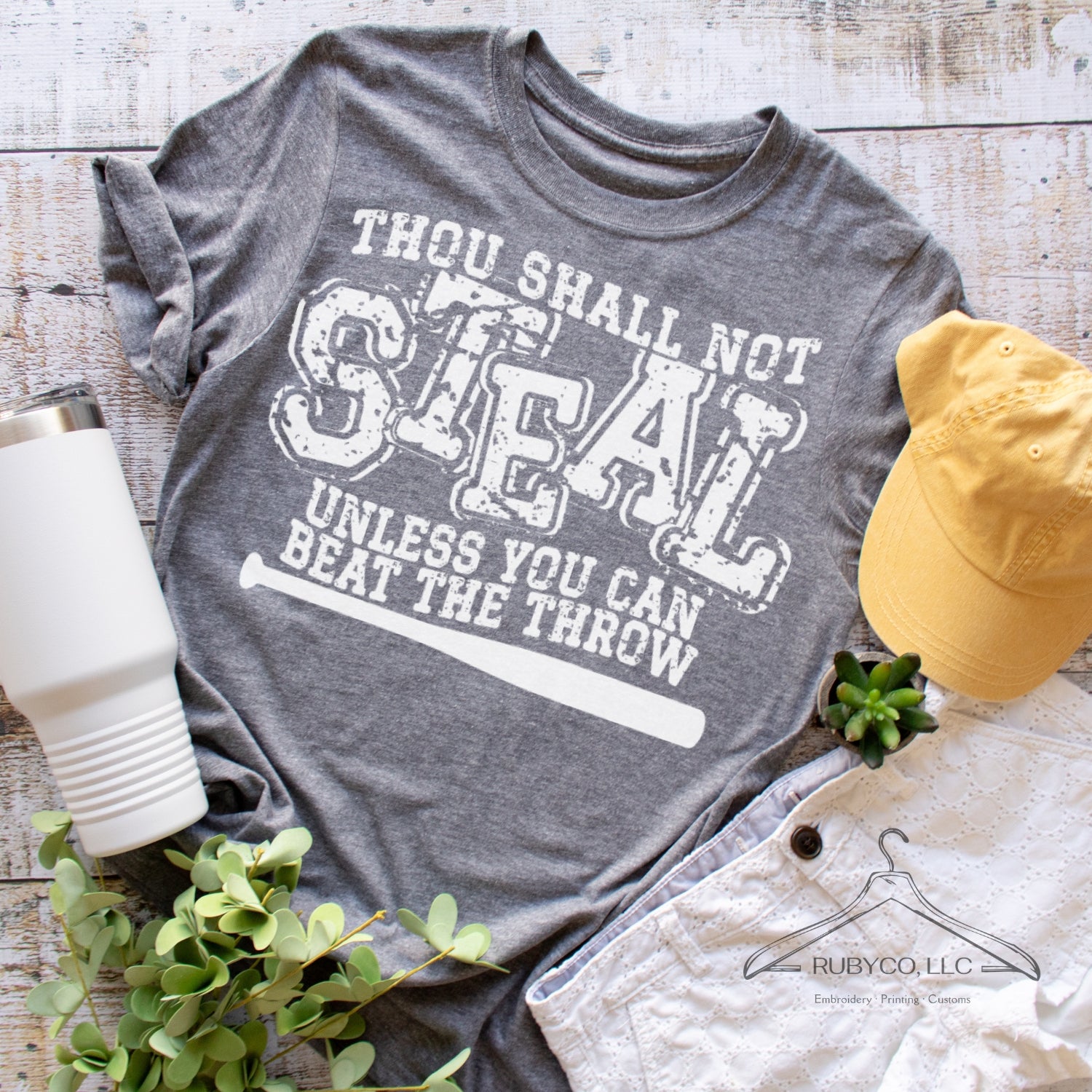 Thou Shall Not Steal - Natural Short Sleeve Tee