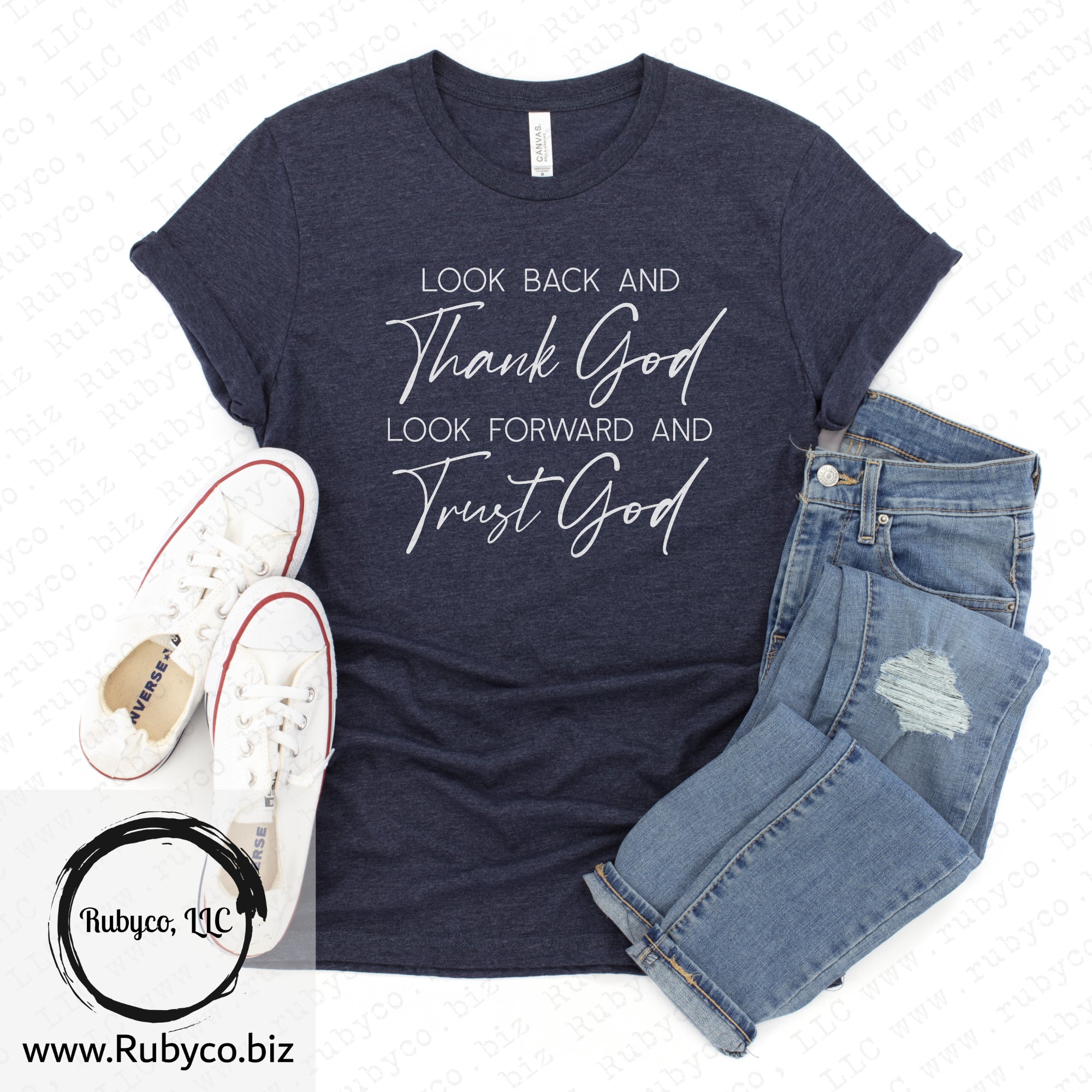 Look Back Look  Forward - T-shirt